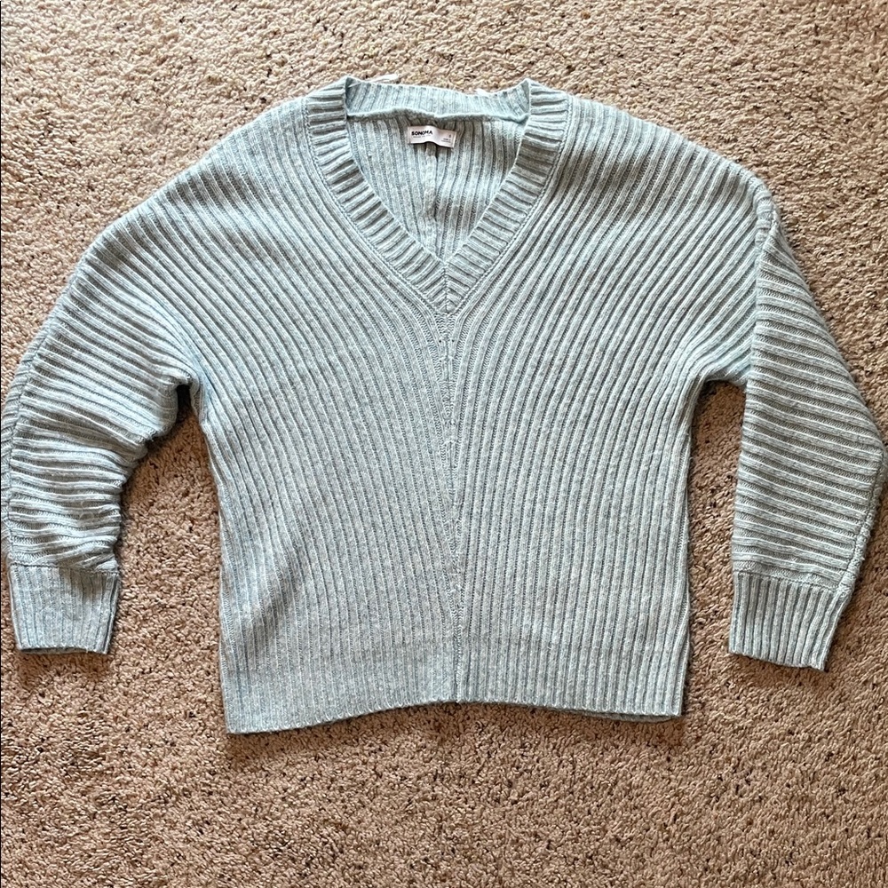 Sonoma Soft Blue Knit Sweater